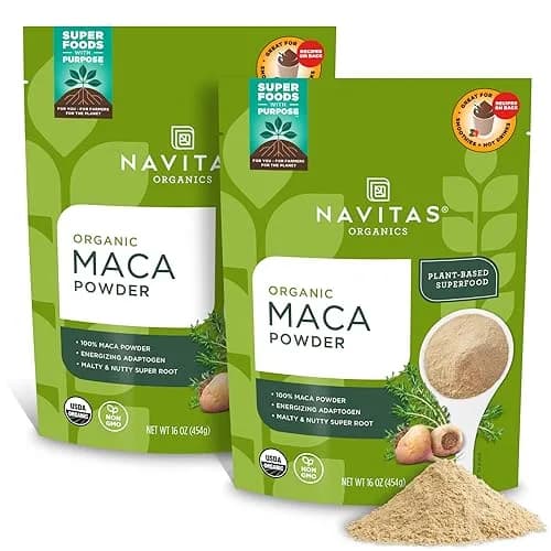 Navitas Organics Gelatinized Maca Powder | 454g (16oz) 2-Pack | USDA Organic, Vegan, Gluten-Free Energy & Balance thumbnail 1