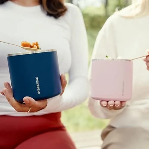 Hydrapeak 25oz Stainless Steel Vacuum Insulated Food Jar | Hot & Cold Food, Wide Mouth Leak-Proof Soup Container, 10 Hrs Hot / 16 Hrs Cold (Navy) thumbnail 8