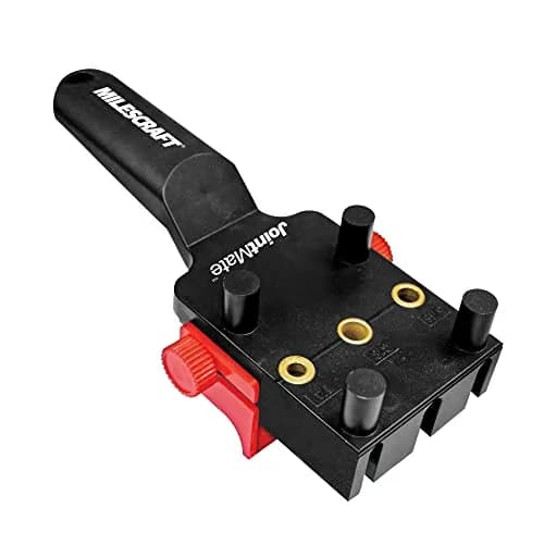 Milescraft 1332 Joint Mate Dowel Jig with 3 Metal Bushings (1/4", 5/16", 3/8") | For Corner, Edge, and Surface Joints thumbnail 1