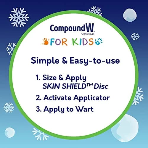 Compound W Freeze Off Wart Remover for Kids, 15 Applications | Cryo Treatment for Common & Plantar Warts thumbnail 6