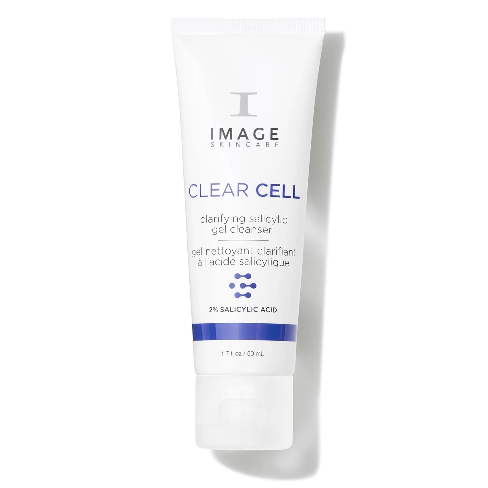 IMAGE Skincare CLEAR CELL Salicylic Gel Cleanser 6 fl oz | Gently exfoliates excess oil, shine & impurities for healthy skin — 1.7 oz