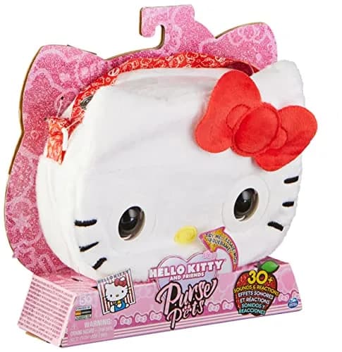 Purse Pets Hello Kitty Interactive Shoulder Bag | 107 cm (42.1 in) with 30+ Sounds & Music thumbnail 8