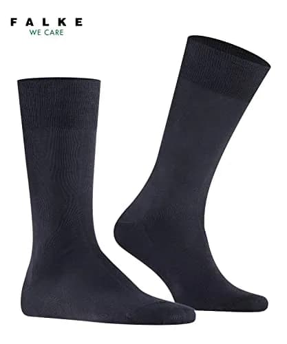 FALKE Men's Cool 24/7 Crew Socks Dark Navy Blue 41-42 (EU 8-9 US) | Breathable Organic Cotton Business Socks thumbnail 4