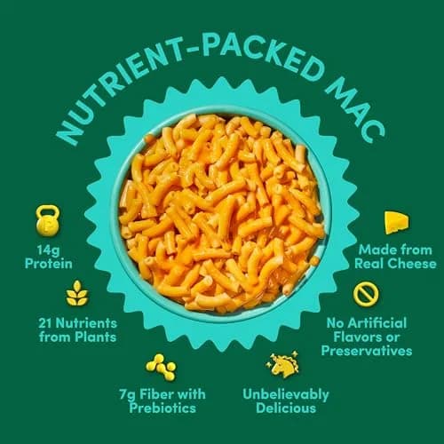 GOODLES Mac & Cheese Cheddar 6oz (170g) | 14g Protein Per Serving thumbnail 3