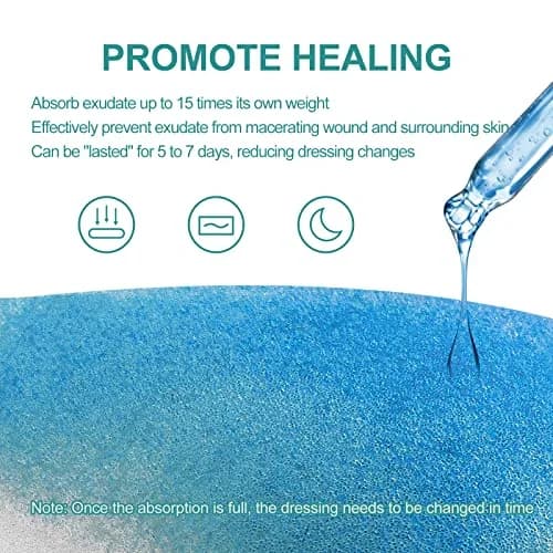 Dimora Fenestrated Foam Dressing 4"x4" | Highly Absorbent, Soft Wound Care for Ostomy & Tracheostomy (110-120 chars) thumbnail 5