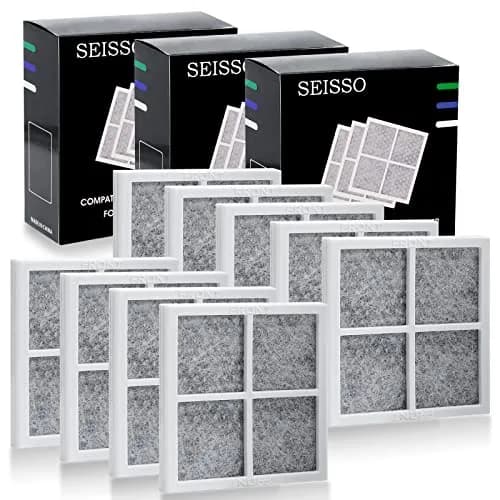 SEISSO LT120F Refrigerator Air Filter 8.1cm (3.18in) | Odor Absorbing Replacement for LG & Kenmore thumbnail 1
