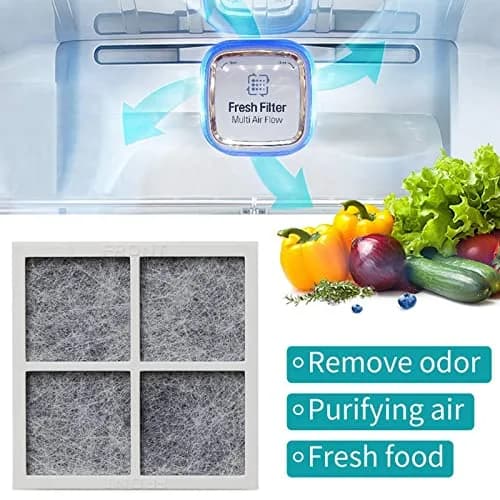 SEISSO LT120F Refrigerator Air Filter 8.1cm (3.18in) | Odor Absorbing Replacement for LG & Kenmore thumbnail 3