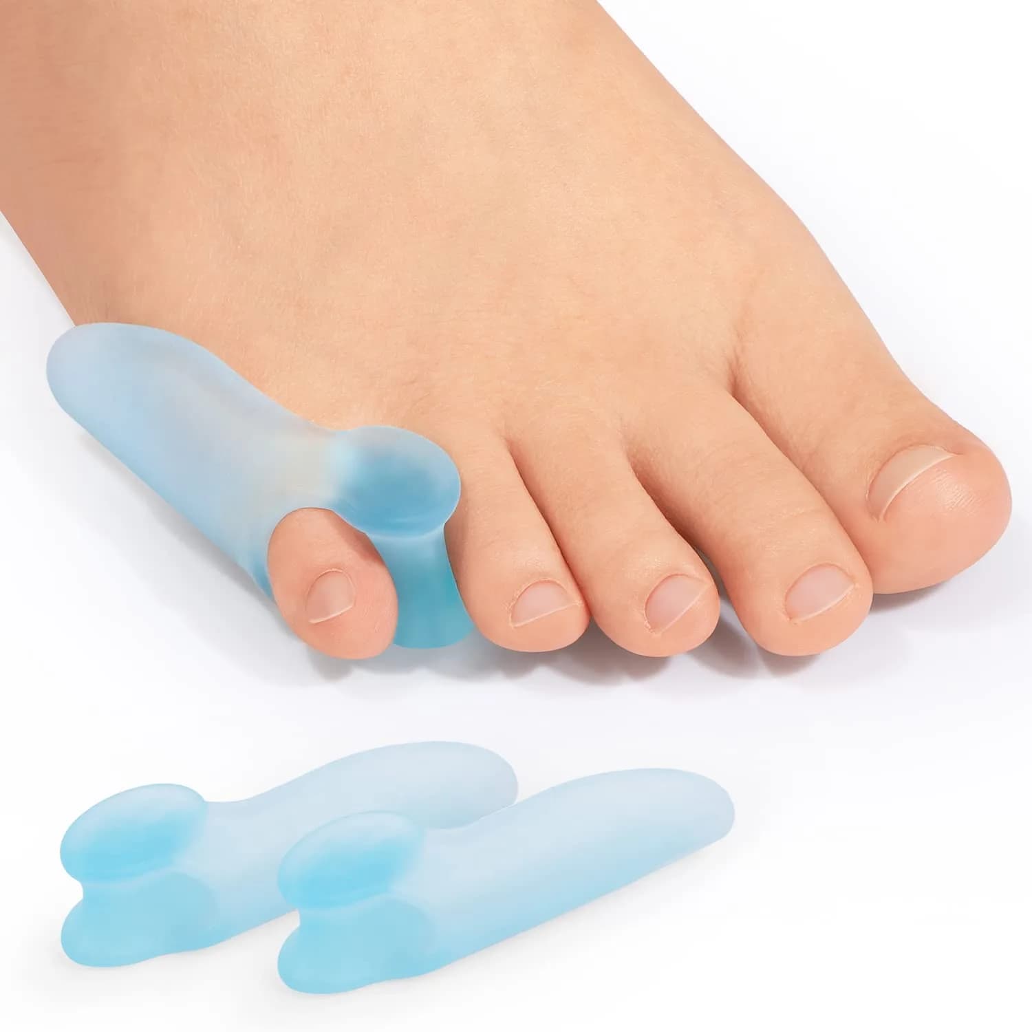 Promifun Pink Bunion Cushion Protector | Gel Corrector Pads for Foot Pain Relief, Calluses & Corns (14 Pack, Medium, Silicone)
