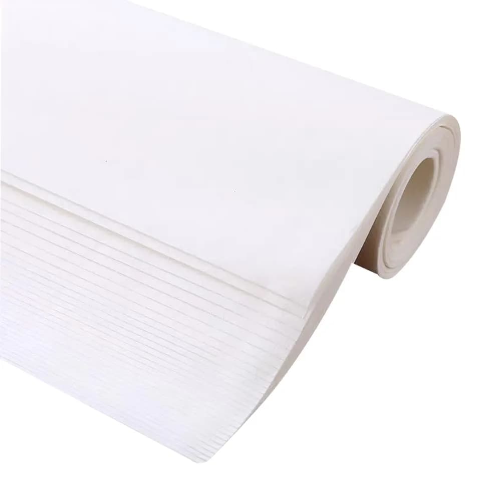 Huakaile White Xuan Paper Raw 35.5cm x 26cm (14 x 10.2 inches) | 90 Sheets for Calligraphy & Watercolor Practice