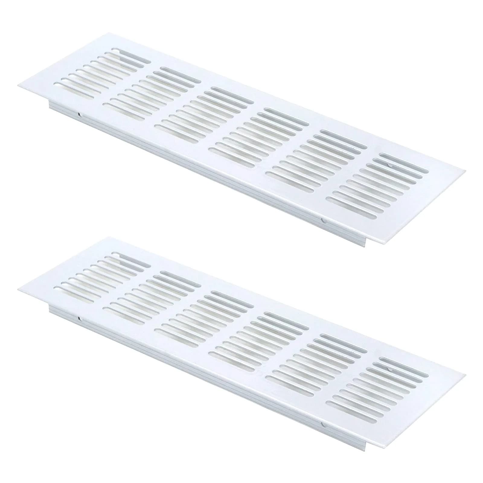 Geesatis White Air Vent Cover for HVAC Duct Openings | Rust-Proof Aluminum, Easy DIY Install - main product image