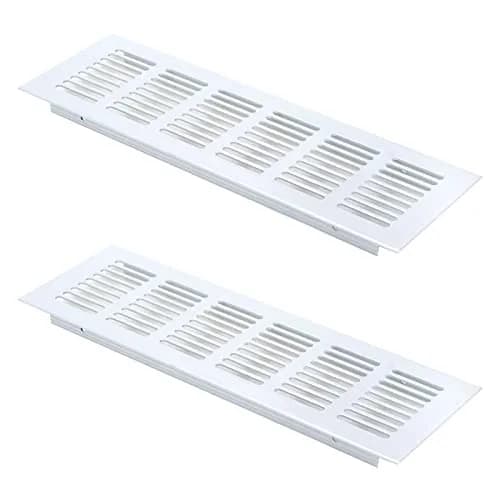 Geesatis White Air Vent Cover for HVAC Duct Openings | Rust-Proof Aluminum, Easy DIY Install thumbnail 1