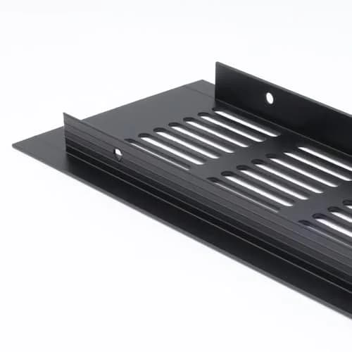 Geesatis Black Air Vent Covers for HVAC Duct Openings | Rust-Proof Aluminum, 12.5'' x 3.45" | 2 Pack thumbnail 9