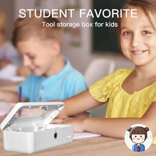 AICase Safe Portable Biometric Fingerprint Storage Box for Adults & Teens | Compact, Secure & Multifunctional thumbnail 6