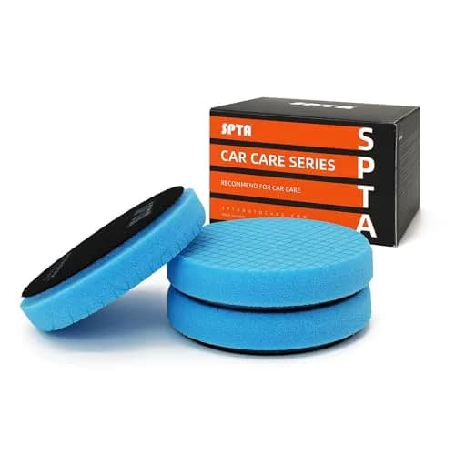 SPTA Blue T60 Moderate-Cut Foam Polishing Pads 16.5cm (6.5 Inch) | Remove Sanding Marks & Oxidation thumbnail 1