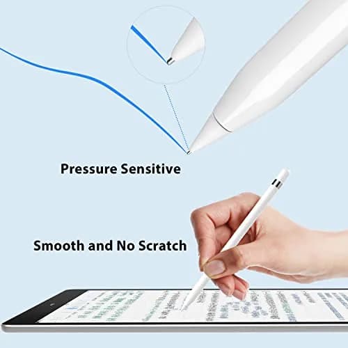 Paiholy White 4 Pack Pencil Tips for Apple Pencil | Precise Control Replacement Nibs (0.8mm) thumbnail 4