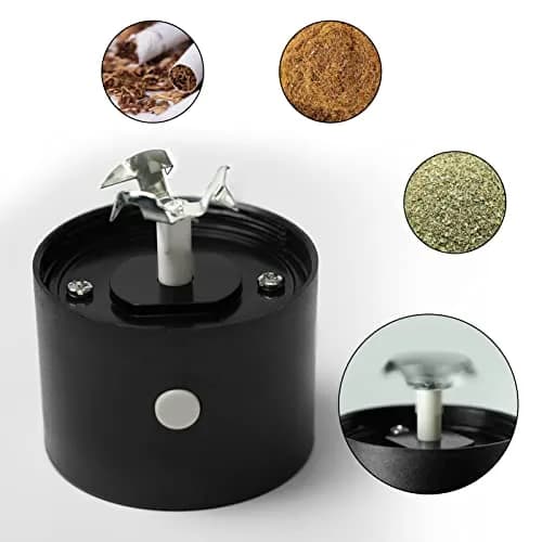 G Ganen Electric Metal Herb Grinder 15.6 cm (5.7 inches) | Fast Spin Teeth for Spices thumbnail 4