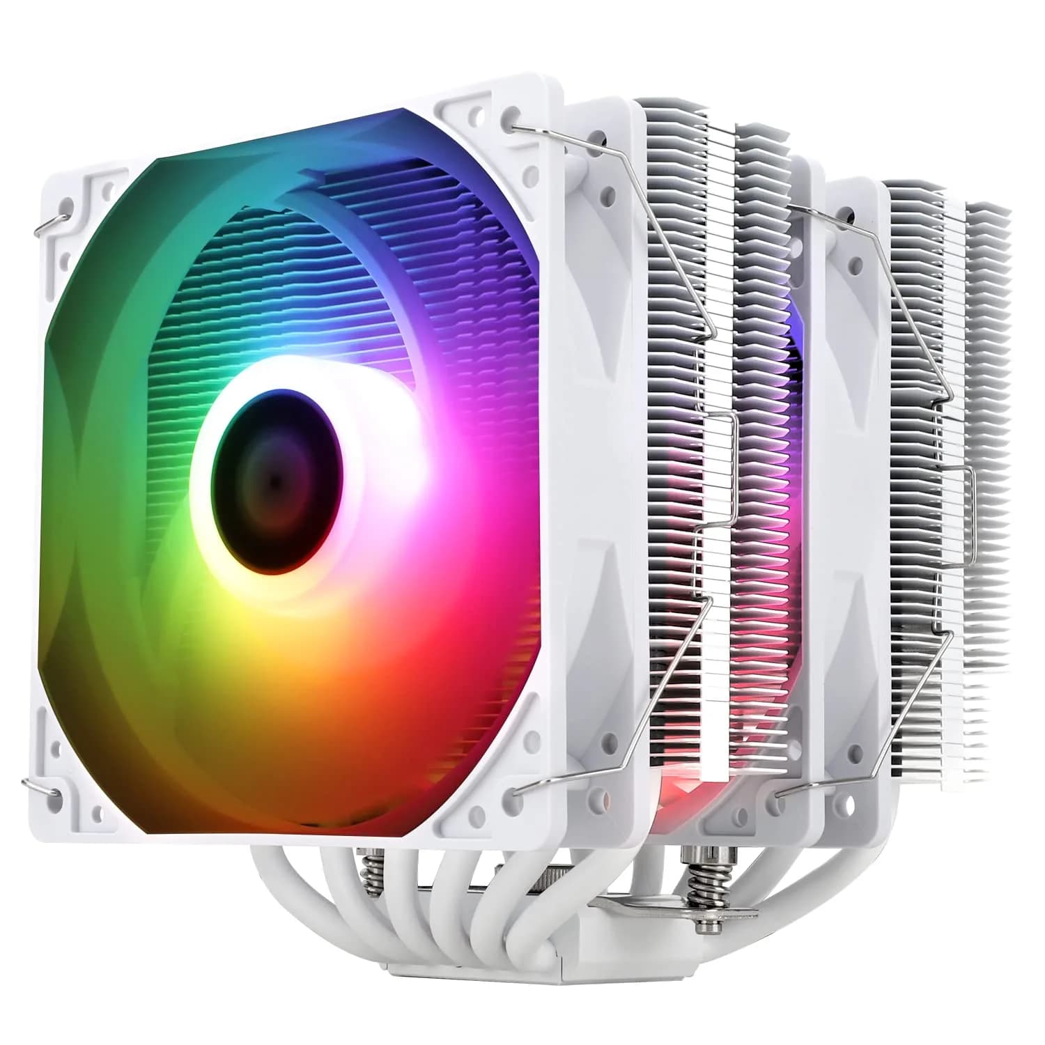 Thermalright Peerless Assassin 120 SE ARGB CPU Air Cooler, 155mm Height, Dual Towers, Dual 120mm PWM Fans | Compatible with AM4/AM5/Intel LGA1700/1851 — PA120 SE White ARGB