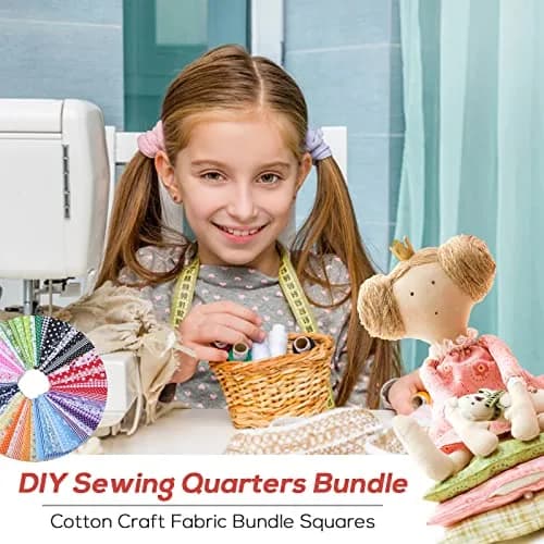 Ysanciuu 120 Pcs 4" x 4" Cotton Craft Fabric Squares | Random Patterns for Sewing & Quilting thumbnail 5
