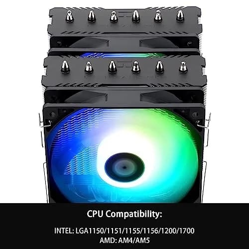 Thermalright Peerless Assassin 120 SE ARGB CPU Air Cooler, 155mm Height, Dual Towers, Dual 120mm PWM Fans | Compatible with AM4/AM5/Intel LGA1700/1851 thumbnail 3