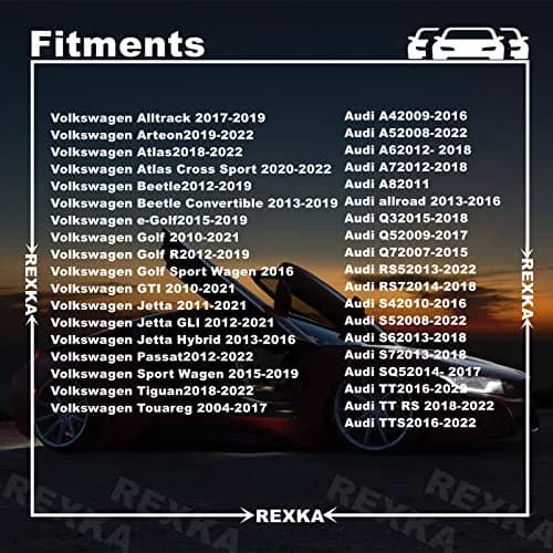 Rexka 10pcs Door Trim Panel Retainer Clip 7L6-868-243 | Compatible with Audi VW Passat & More thumbnail 3
