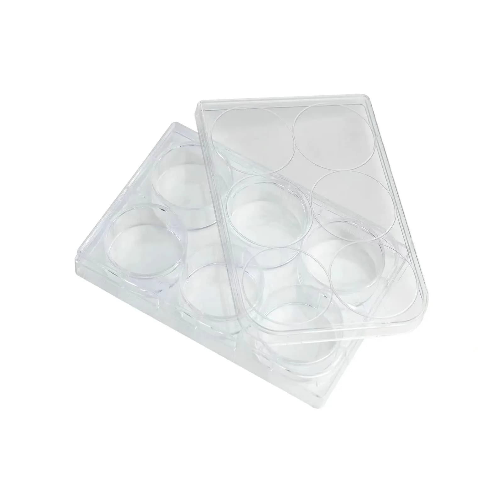 Lichen cottage 96-Well Tissue Culture Plate 10-Pack | Sterile, Individually Wrapped, Flat Bottom Wells — 6 Well Plate