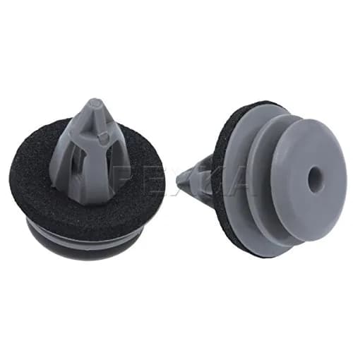 Rexka Gray 10pcs Door Trim Panel Retainer Clips Rivet | Fits BMW 1992-On Models thumbnail 6