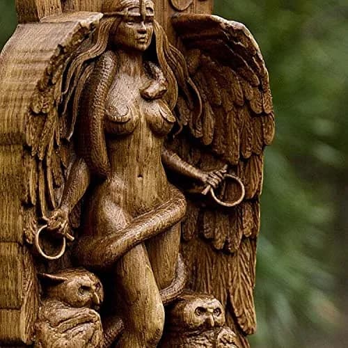 YRDGRG Goddess Statue Lilith 8.66 inch Resin Figurine for Home Garden Art Decor thumbnail 6