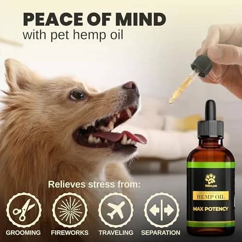 Billion Pets Hemp Oil for Dogs & Cats 2 Fl Oz | Calming, Pain & Arthritis Support thumbnail 6