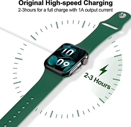 xiwxi Magnetic USB C Fast Charging Cable for Apple Watch 1.5m (4.9ft) | Charges Safely & Reliably thumbnail 3