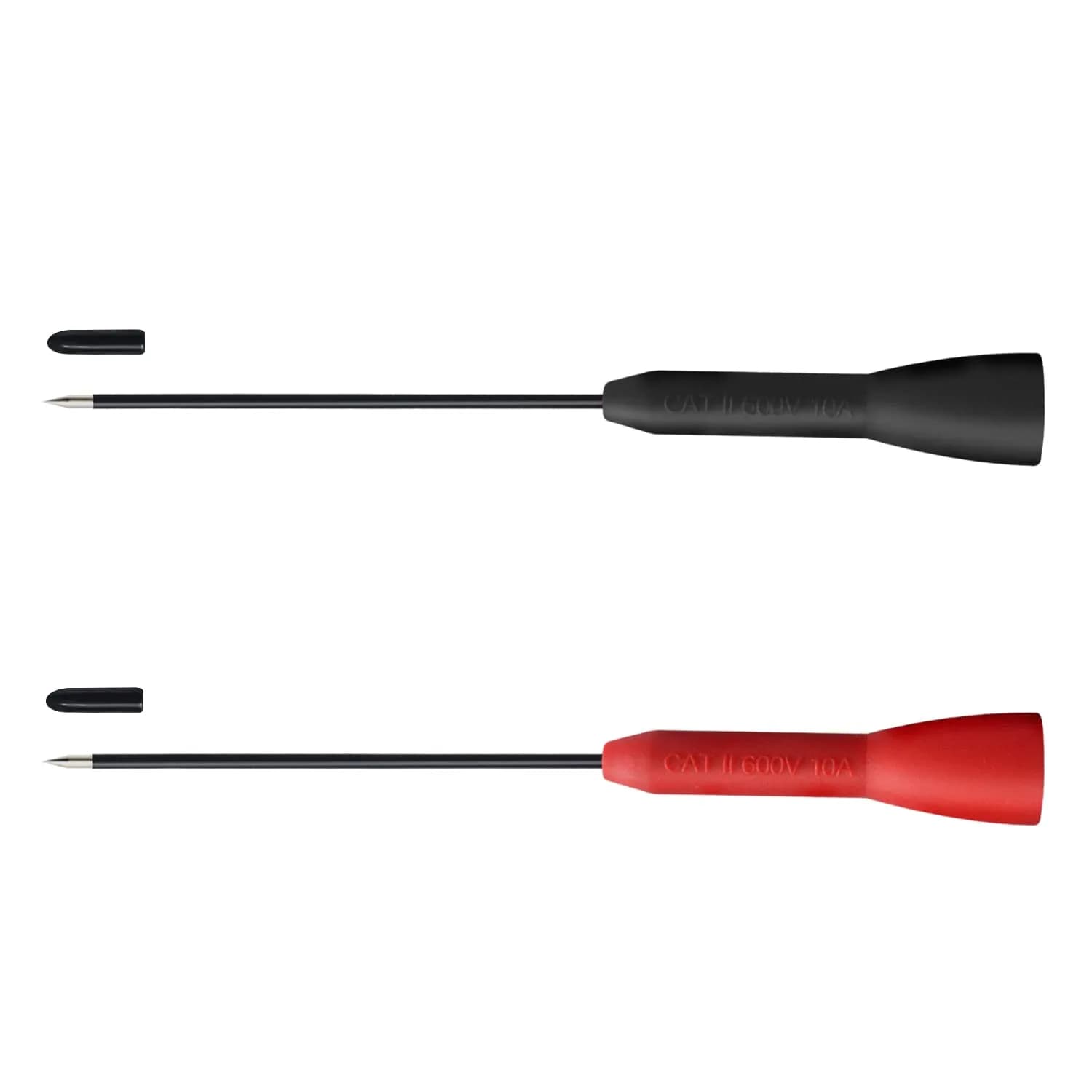 Lorwatin 2 Pack 2mm Extended Needle Test Probes, 600V/10A | CAT II Rated