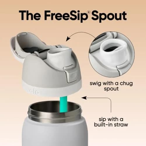 Owala FreeSip Insulated Stainless Steel Water Bottle 32 oz (946ml) | 24-Hour Cold Retention thumbnail 2