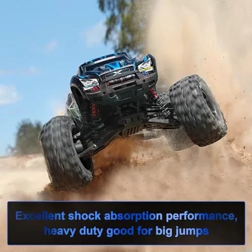 ARRAROWN Blue 4pcs RC Car Shock Absorber Set 100mm/115mm | CNC Machined Metal Upgrade thumbnail 6