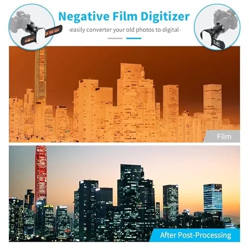 JJC Film Digitizer Replaces Nikon ES-2 for 35mm Slide Negative to Digital | Macro Lens Adapter Kit for Camera & Slide Conversion thumbnail 4