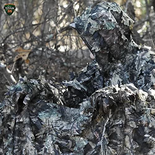 Titan 3D Leafy Gloves for Leafy Suit | Lightweight Camouflage Gloves for Hunting & Airsoft thumbnail 7