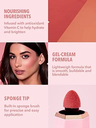SHEGLAM Color Bloom Liquid Blush for Cheeks 0.18 Fl Oz | Matte Finish, Hydrating, Waterproof thumbnail 3