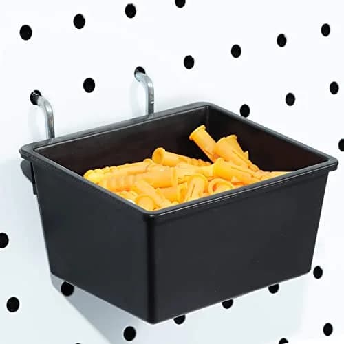 FRIMOONY 165-Piece Pegboard Hooks Assortment with Bins & Locks | 1/8" & 1/4" Compatible thumbnail 4