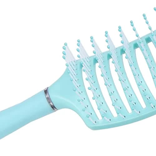 Yinhing Vented Paddle Hair Brush Blue | Detangling & Styling for Thick Straight Hair thumbnail 6