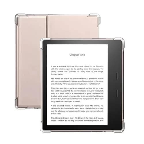 Zcooooool Clear Case for Kindle Oasis (9th & 10th Gen, 7-inch) | Reinforced Corners for Impact Protection thumbnail 1