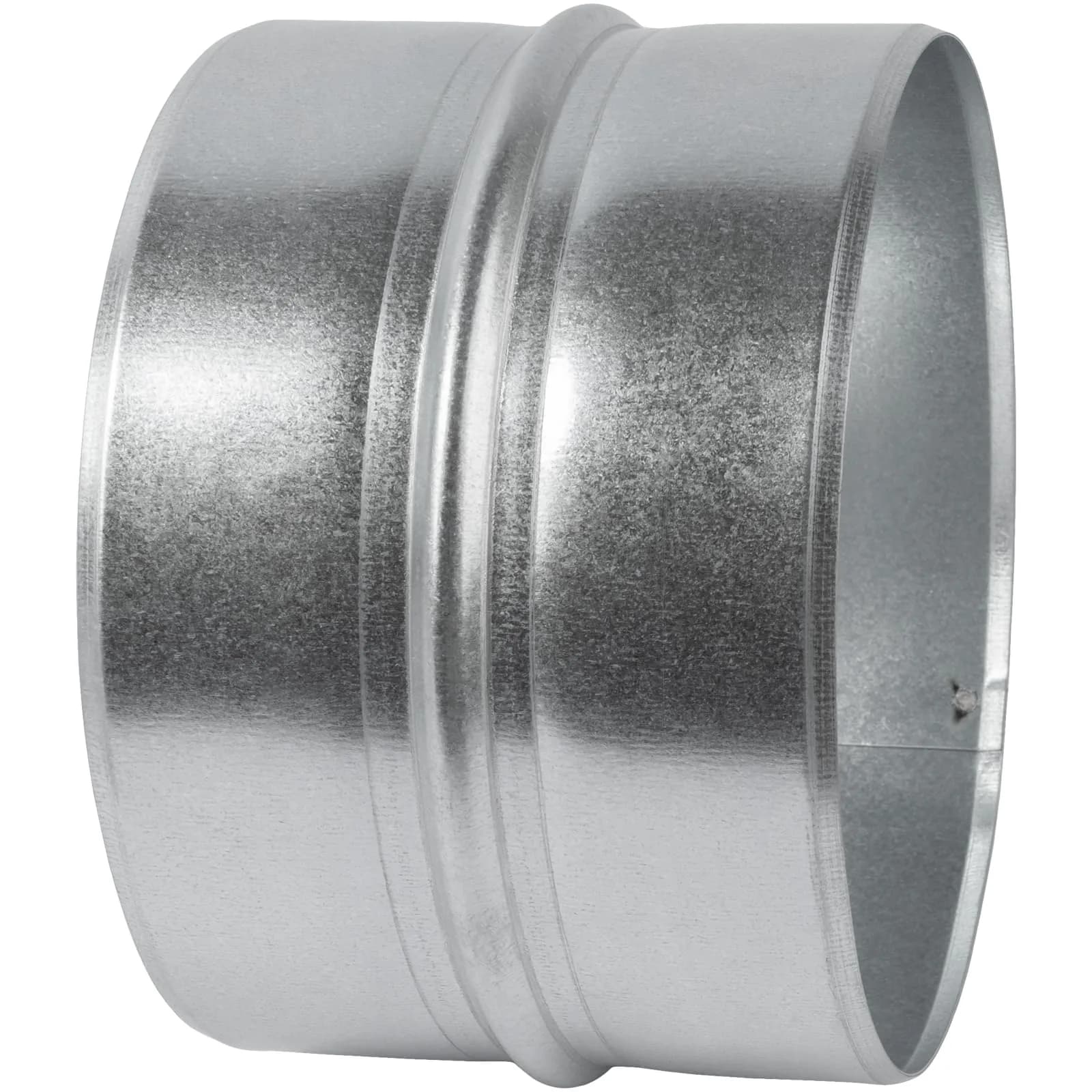 Vent Systems 6'' Inch Galvanized Steel Duct Connector | Round Ventilation Duct Extension for HVAC & Industrial Use - main product image