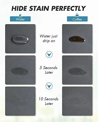 AMOAMI Coffee Mat Dish Drying Mat 48cm x 30cm (19"x12") | Absorbs Spills, Dries Fast, Hides Stains thumbnail 3