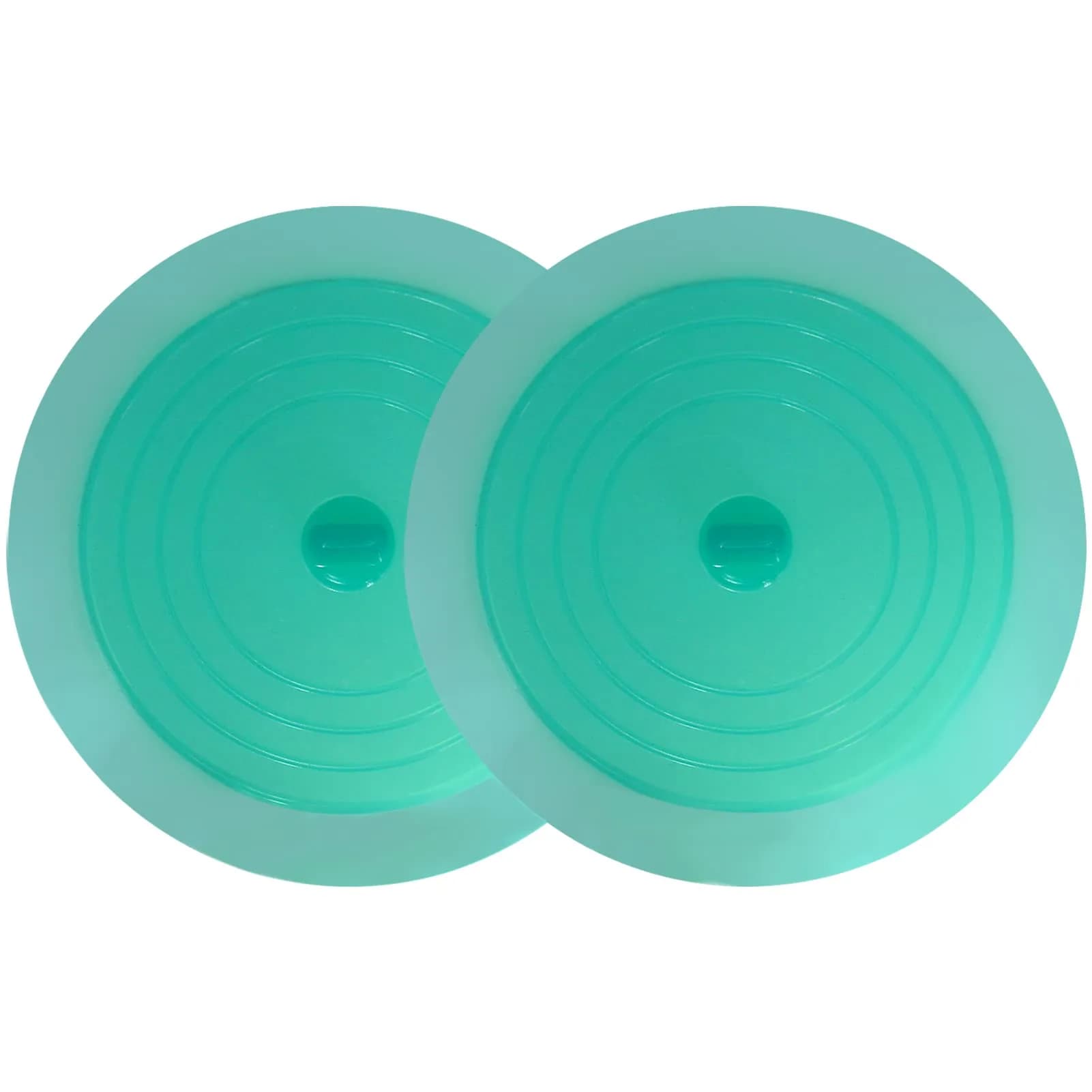V-TOP Large Silicone Drain Plug 6" | Universal Bathtub & Sink Stopper, Green Transparent - main product image