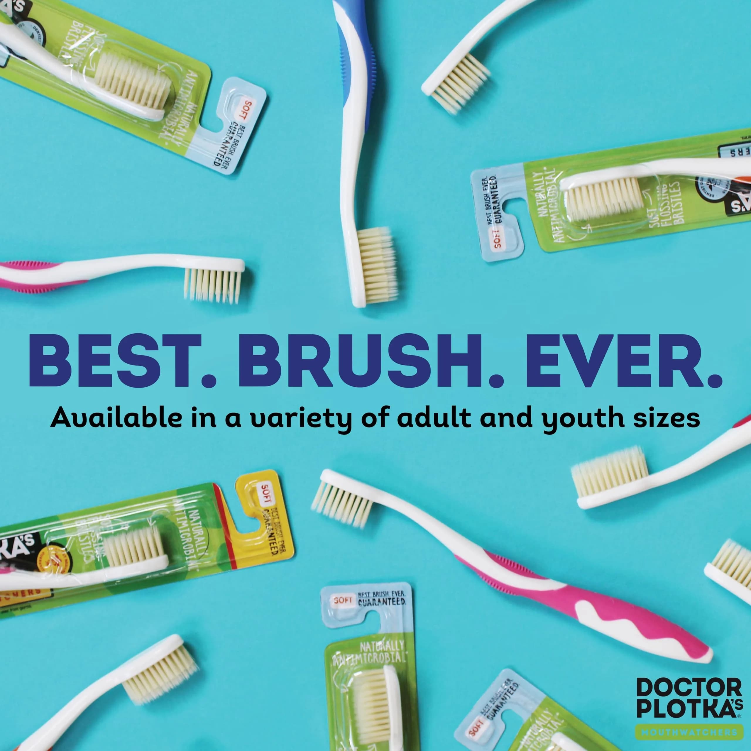 MOUTHWATCHERS Soft Flossing Manual Toothbrush 4-Pack | Gentle Deep Clean for Adults - view 5