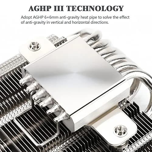 Thermalright AXP120-X67 Low Profile CPU Air Cooler 67mm Height | 6 Heat Pipes, 120mm PWM Fan, LGA 1700/AM4 Compatible thumbnail 2