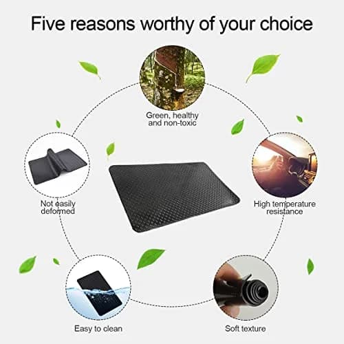 BLAU GRUN 10.6 in x 5.9 in Car Dashboard Anti-Slip Mat | Waterproof, Eco-Friendly, Universal Fit thumbnail 4