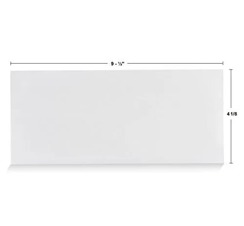Aimoh Security Tinted Self-Seal Envelopes, Size 4-1/8 x 9-1/2 Inches, White, 1200 Count | Bulk Case of 1,200 Window-Less Envelopes thumbnail 3