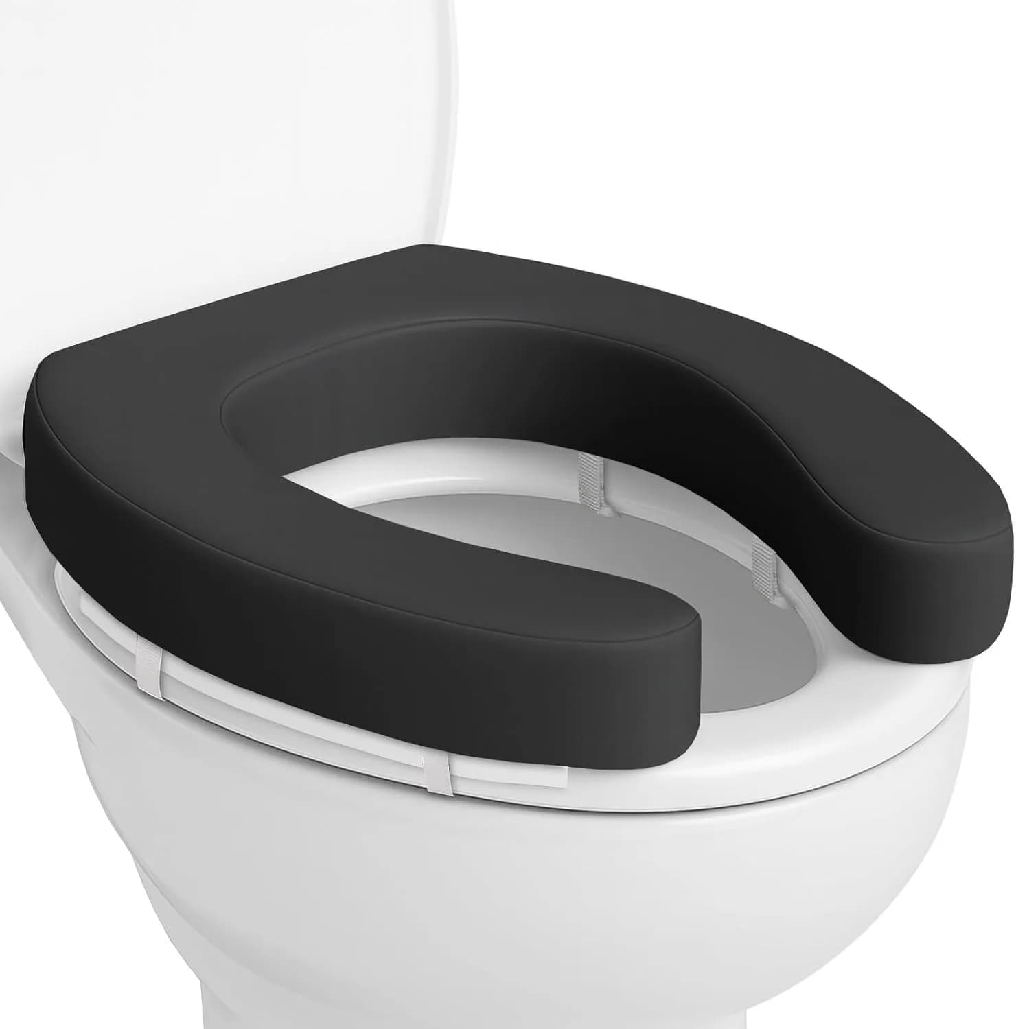 Vive Toilet Seat Cushion 2" Soft Foam | Relieves Pressure Points for Bathroom Mobility