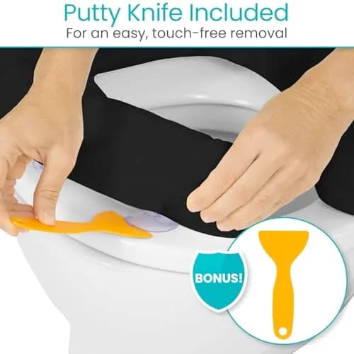 Vive Toilet Seat Cushion 2" Soft Foam | Relieves Pressure Points for Bathroom Mobility thumbnail 7