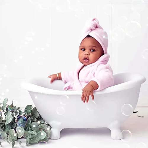 M&G House Newborn Photography Props Baby Bathrobe Set Pnk 6-13 Months | Soft Cotton, Cute & Fashion thumbnail 9