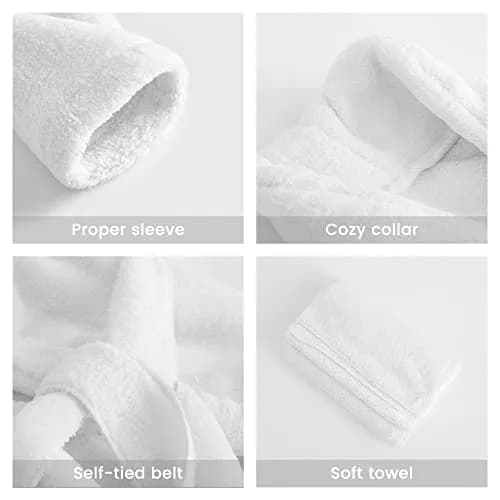 M&G House Newborn Photography Props Baby Bathrobe Set White 6-13 Months | Soft Cotton Crochet thumbnail 2