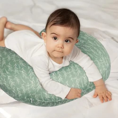 HNHUAMING Green Sage Nursing Pillow Cover | Hypoallergenic, Zippered, Fits 22.5 x 18 inch Pillows thumbnail 9